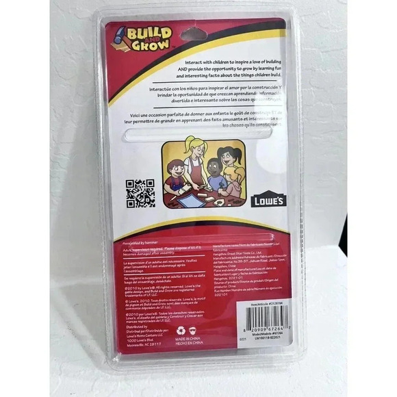 Build and Grow Barn With Animals Kit NIB Lowe’s Cow Chicken Pig and Dog DIY Kids - Picture 2 of 3